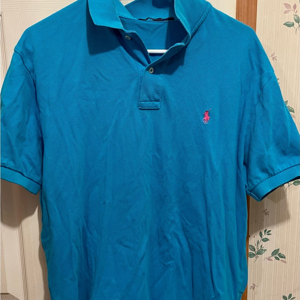 Teal blue large polo by Ralph Lauren